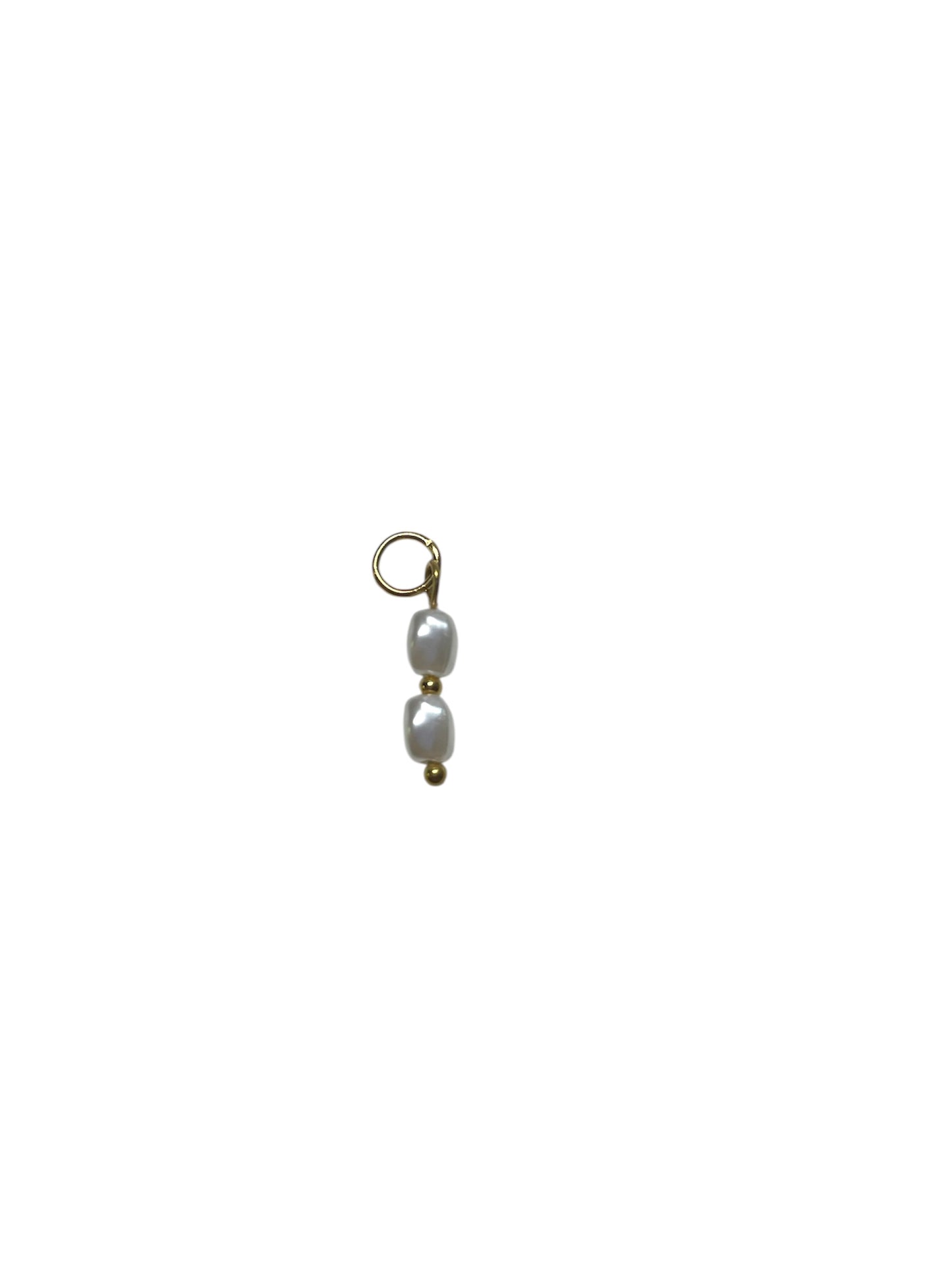Doppelte Perle Charm